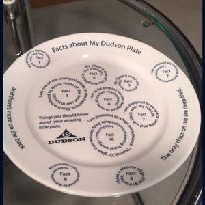 Dudson plate made in England 8x8